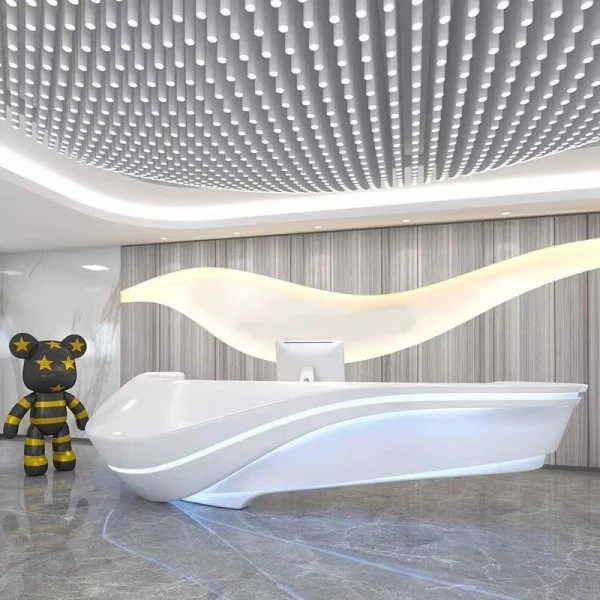 Fiberglass Reception Desk