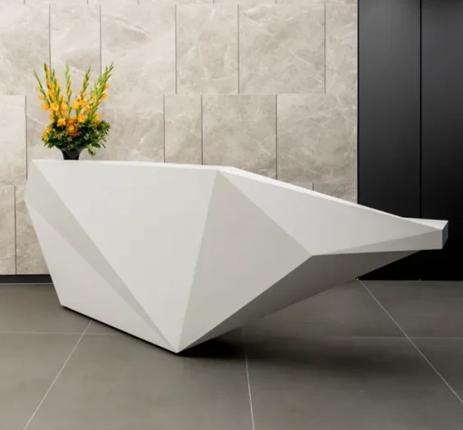 Modern Fiberglass Reception Counter